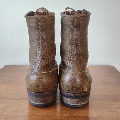 Nicks MTO in Law Tanning Olive Smooth Shruken Bison