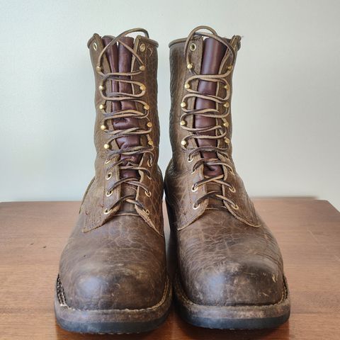 Nicks MTO in Law Tanning Olive Smooth Shruken Bison