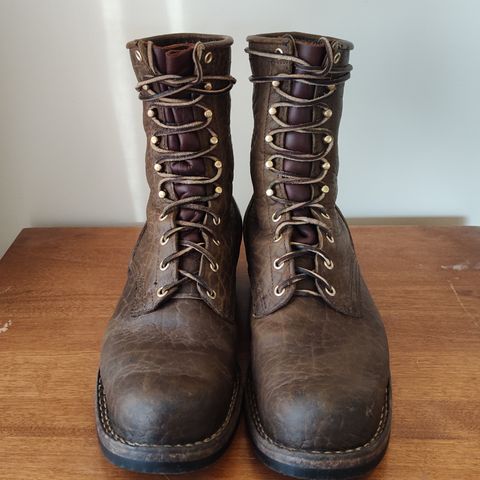 Nicks MTO in Law Tanning Olive Smooth Shruken Bison