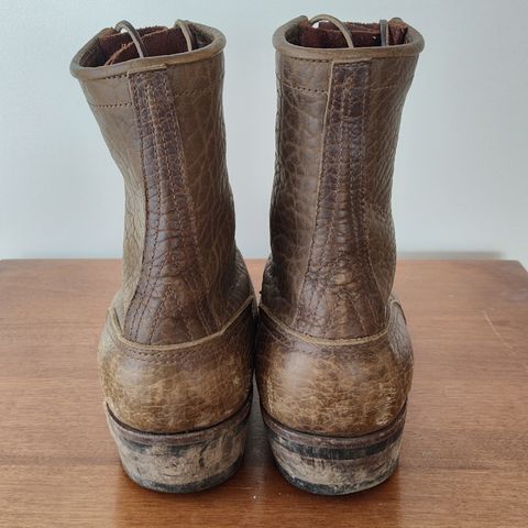 Nicks MTO in Law Tanning Olive Smooth Shruken Bison