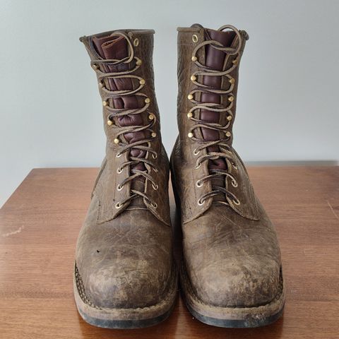 Nicks MTO in Law Tanning Olive Smooth Shruken Bison