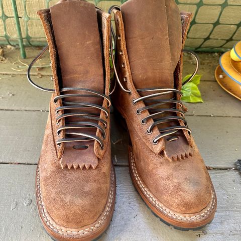 View photo of White's Bounty Hunter in Seidel Distressed Roughout