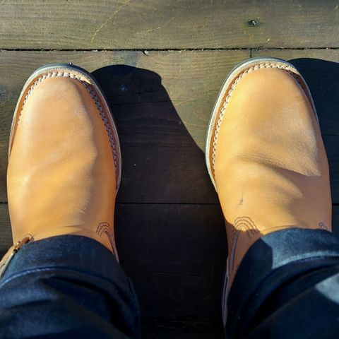 Wesco x S&S Van Cleef III in Horween Natural Essex
