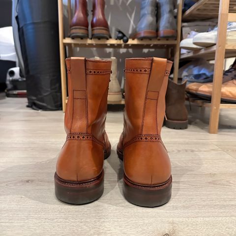 Carmina Toecap Brogue Jumper Boots 80459 in Unlisted Leather