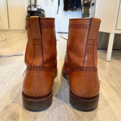 Carmina Toecap Brogue Jumper Boots 80459 in Unlisted Leather