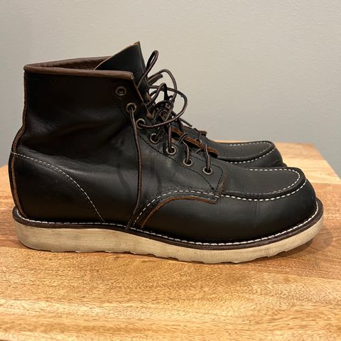 View photo of Red Wing 6-Inch Classic Moc in S.B. Foot Black Prairie