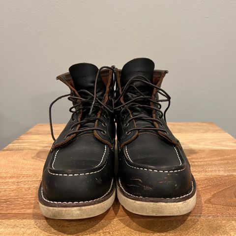 View photo of Red Wing 6-Inch Classic Moc in S.B. Foot Black Prairie