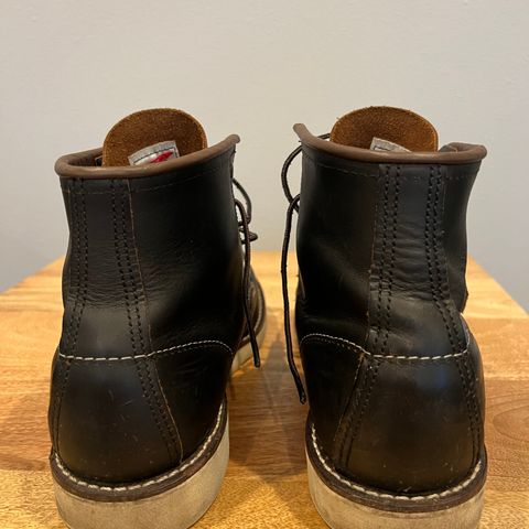 View photo of Red Wing 6-Inch Classic Moc in S.B. Foot Black Prairie