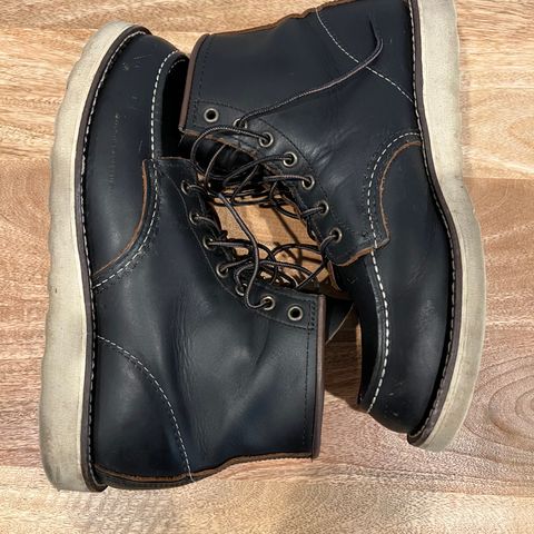 View photo of Red Wing 6-Inch Classic Moc in S.B. Foot Black Prairie