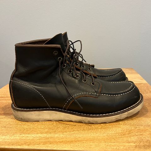 View photo of Red Wing 6-Inch Classic Moc in S.B. Foot Black Prairie