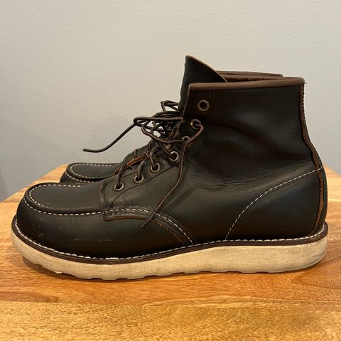 View photo of Red Wing 6-Inch Classic Moc in S.B. Foot Black Prairie