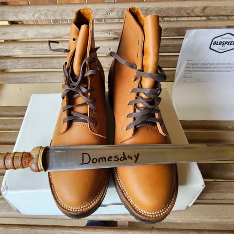 Oldspeed Service Boot 6” in S.B. Foot Timberjack Cedar