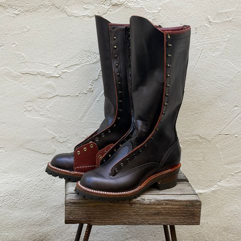 Wesco Highliner in Seidel Redwood Oil Tan