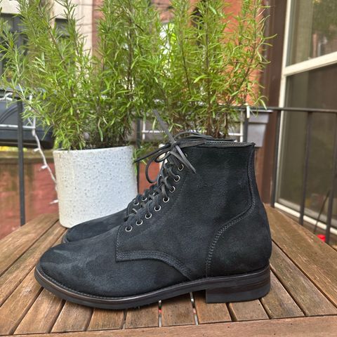 Santalum Service Boot in C.F. Stead Black Kudu Reverse