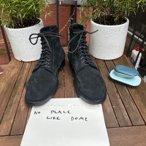 Santalum Service Boot in C.F. Stead Black Kudu Reverse