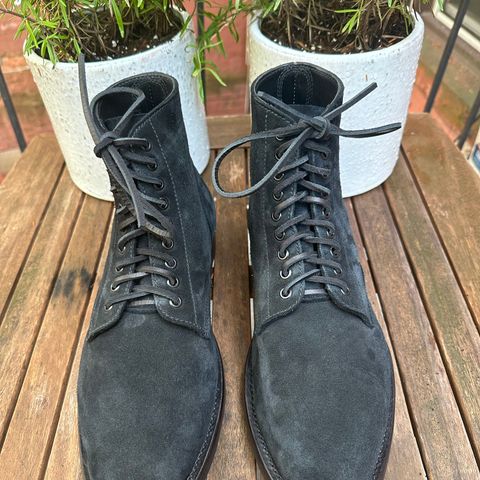 Santalum Service Boot in C.F. Stead Black Kudu Reverse