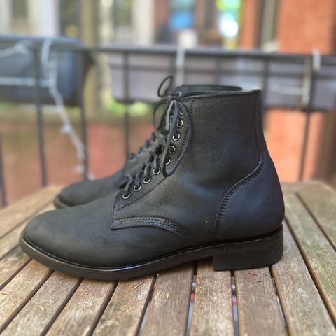 Santalum Service Boot in C.F. Stead Black Kudu Reverse
