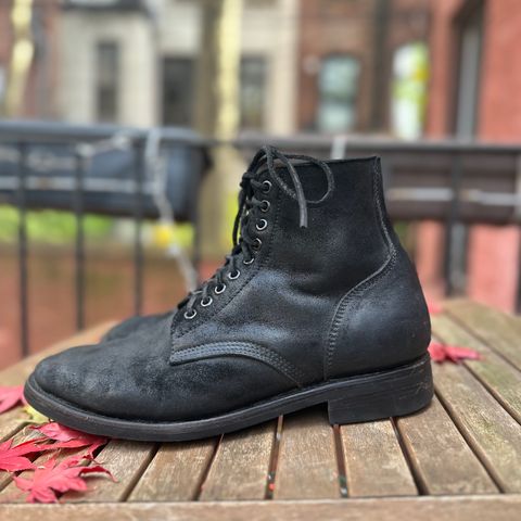 Santalum Service Boot in C.F. Stead Black Kudu Reverse