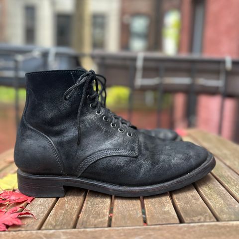 Santalum Service Boot in C.F. Stead Black Kudu Reverse