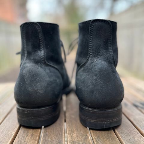 Santalum Service Boot in C.F. Stead Black Kudu Reverse