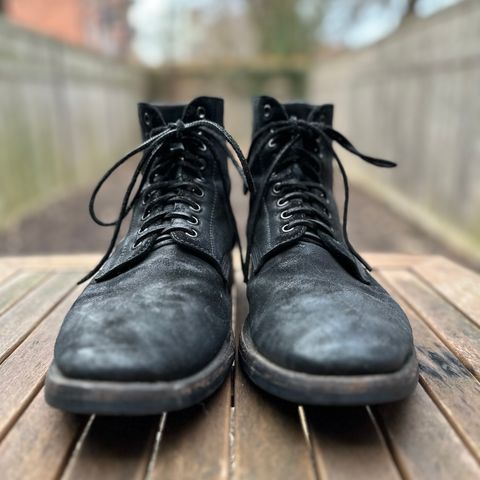 Santalum Service Boot in C.F. Stead Black Kudu Reverse