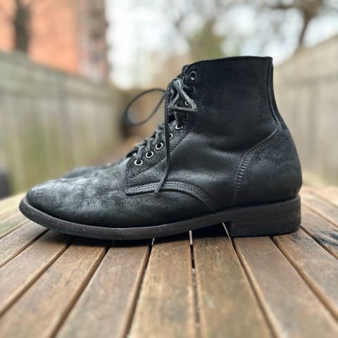 Santalum Service Boot in C.F. Stead Black Kudu Reverse