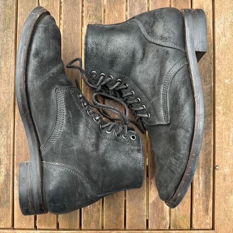 Santalum Service Boot in C.F. Stead Black Kudu Reverse