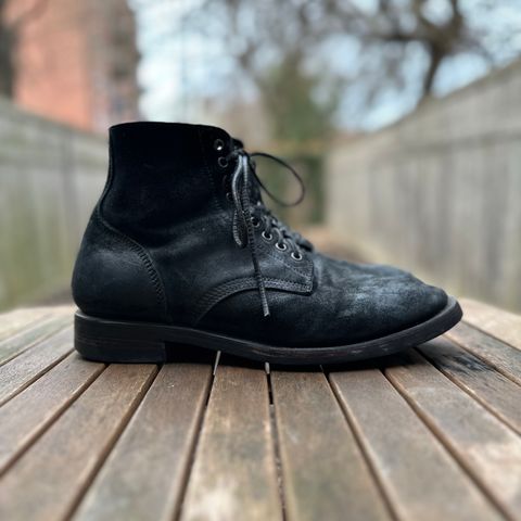 Santalum Service Boot in C.F. Stead Black Kudu Reverse
