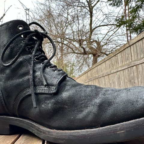 Santalum Service Boot in C.F. Stead Black Kudu Reverse