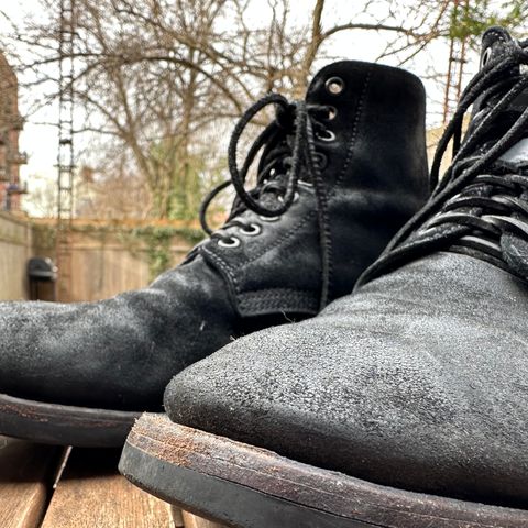 Santalum Service Boot in C.F. Stead Black Kudu Reverse