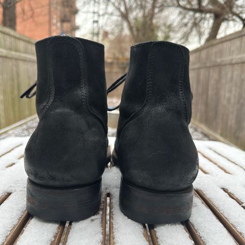 Santalum Service Boot in C.F. Stead Black Kudu Reverse
