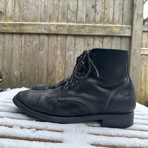 Santalum Service Boot in C.F. Stead Black Kudu Reverse