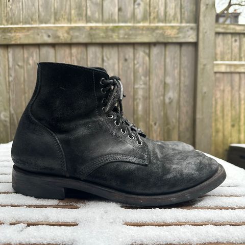 Santalum Service Boot in C.F. Stead Black Kudu Reverse