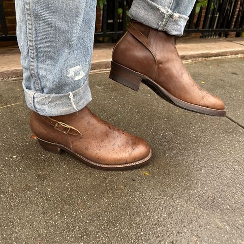 Rolling Dub Trio Griffin Jodhpur in Original Brown Horsebutt #1010