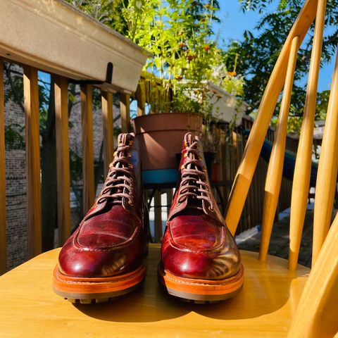 BLKBRD Custom Fred Boot in Zonta Museum Calf