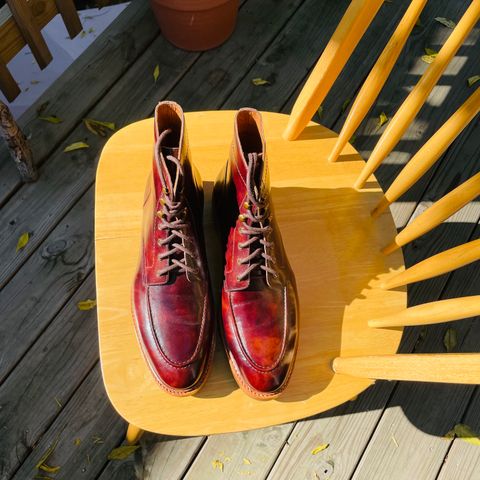 BLKBRD Custom Fred Boot in Zonta Museum Calf
