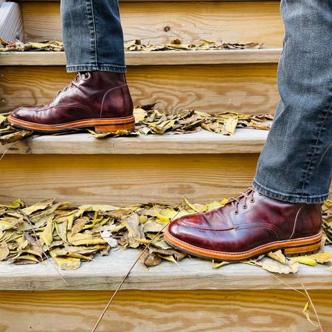 BLKBRD Custom Fred Boot in Zonta Museum Calf