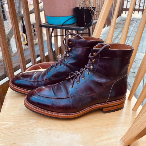 BLKBRD Custom Fred Boot in Zonta Museum Calf