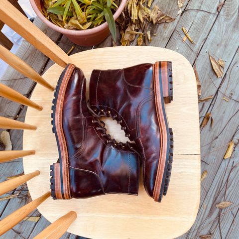 BLKBRD Custom Fred Boot in Zonta Museum Calf