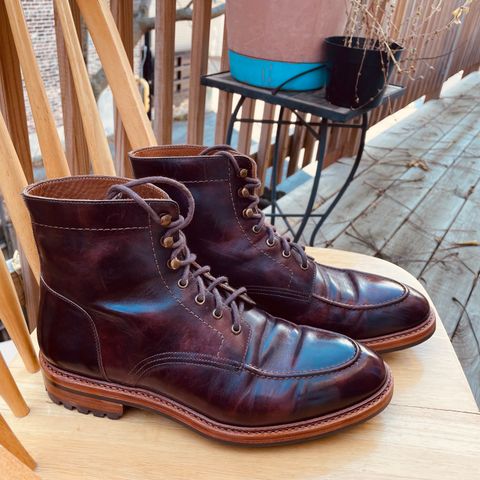 BLKBRD Custom Fred Boot in Zonta Museum Calf