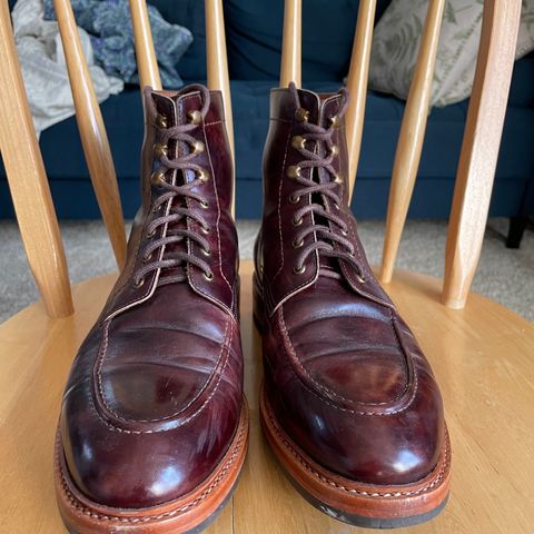BLKBRD Custom Fred Boot in Zonta Museum Calf