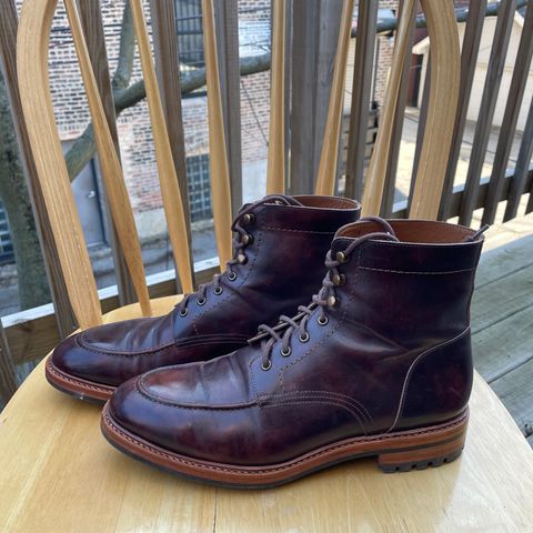 BLKBRD Custom Fred Boot in Zonta Museum Calf