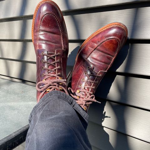 BLKBRD Custom Fred Boot in Zonta Museum Calf