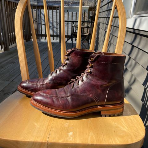 BLKBRD Custom Fred Boot in Zonta Museum Calf