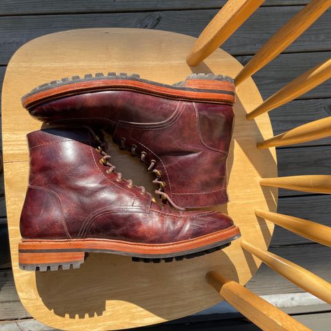 BLKBRD Custom Fred Boot in Zonta Museum Calf