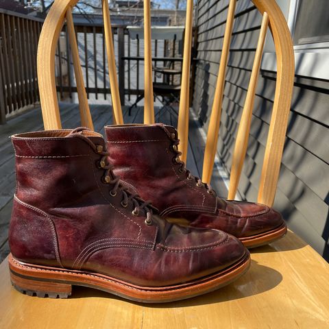 BLKBRD Custom Fred Boot in Zonta Museum Calf