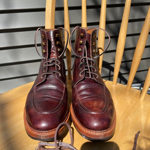 BLKBRD Custom Fred Boot in Zonta Museum Calf