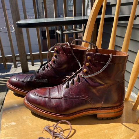 BLKBRD Custom Fred Boot in Zonta Museum Calf