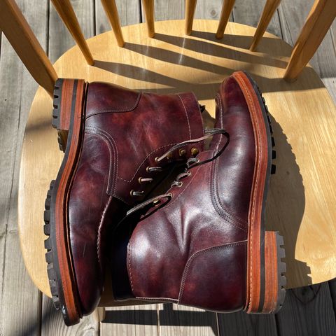 BLKBRD Custom Fred Boot in Zonta Museum Calf