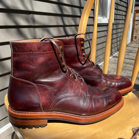 BLKBRD Custom Fred Boot in Zonta Museum Calf